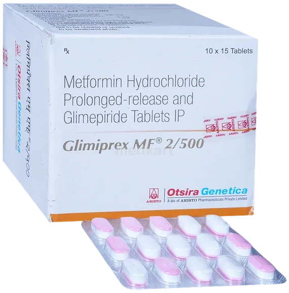 glimiprex mf 2/500mg tablet 15's